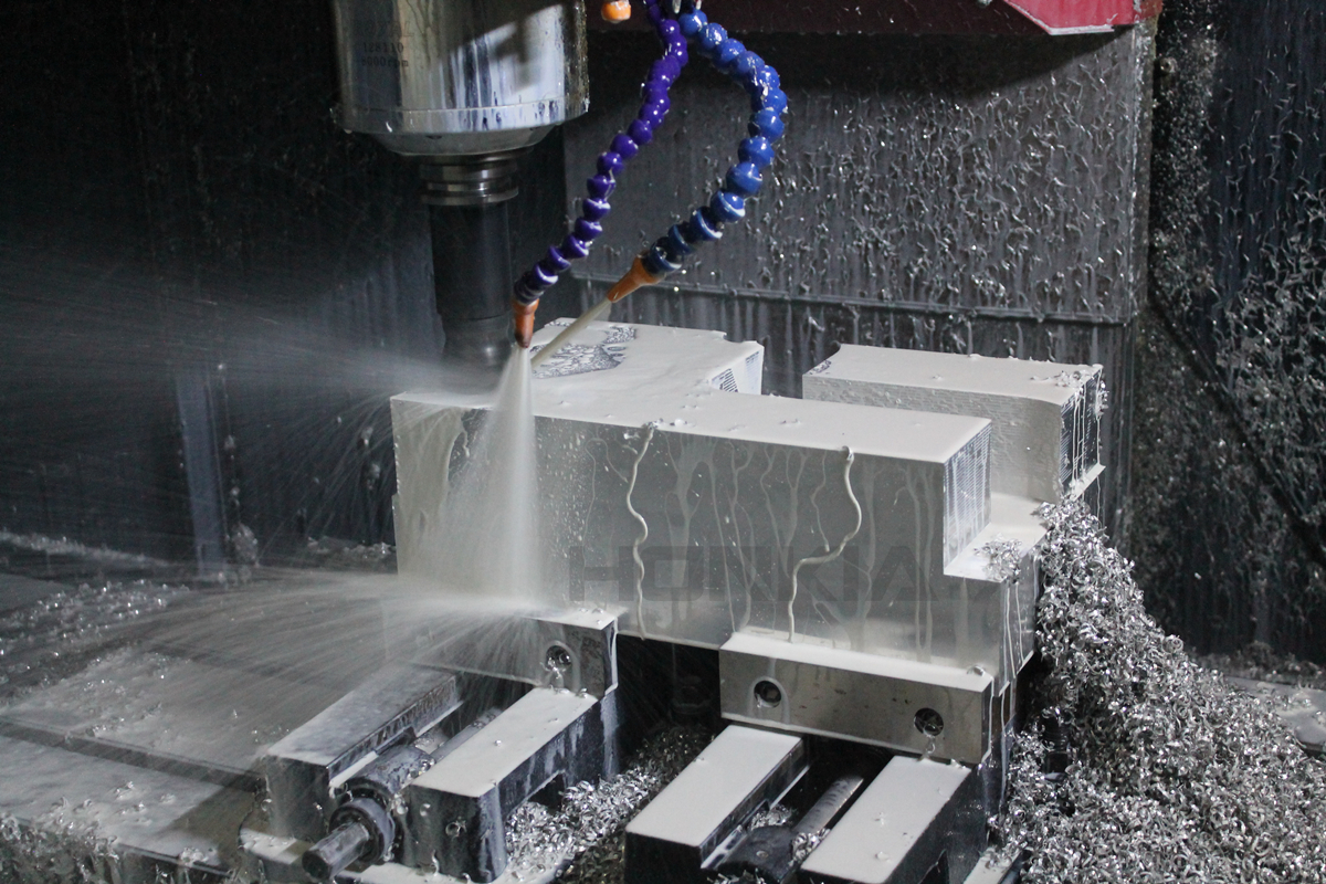 CNC aluminum machining